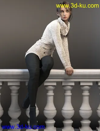 3D打印模型Kuroko for Genesis 8 Female的图片