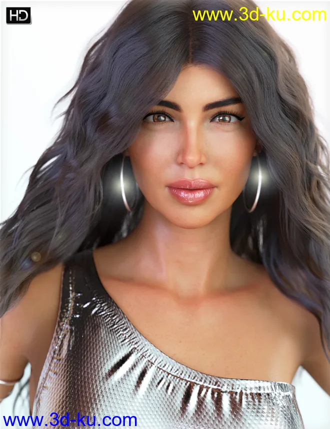 Kymberly HD for Genesis 8.1 Female模型的图片1