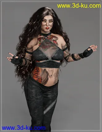 3D打印模型Kytti for Genesis 8 Female的图片