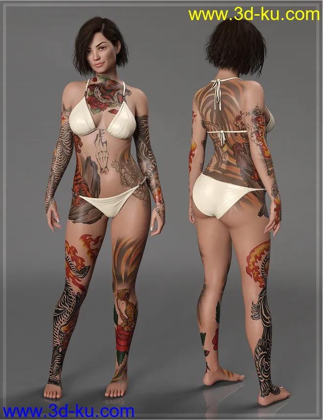 Kytti for Genesis 8 Female模型的图片9