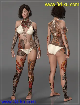 3D打印模型Kytti for Genesis 8 Female的图片