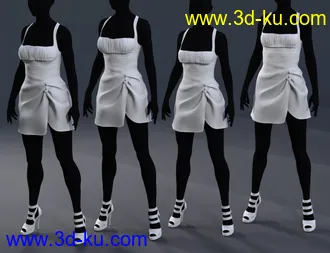 3D打印模型La Petite Colombe Outfit for Genesis 8 Females的图片