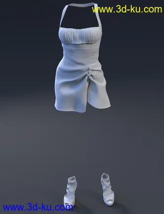 3D打印模型La Petite Colombe Outfit for Genesis 8 Females的图片