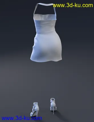 3D打印模型La Petite Colombe Outfit for Genesis 8 Females的图片