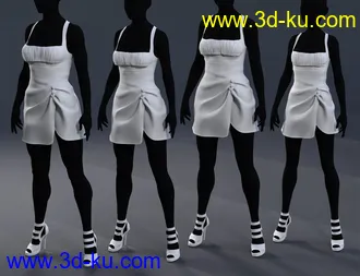 3D打印模型La Petite Colombe Outfit for Genesis 8 Females的图片