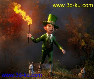 3D打印模型Leprechaun for Genesis 8.1 Male的图片