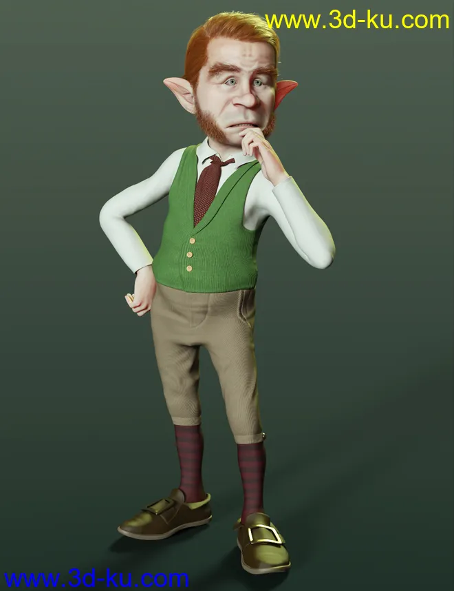 Leprechaun for Genesis 8.1 Male模型的图片2
