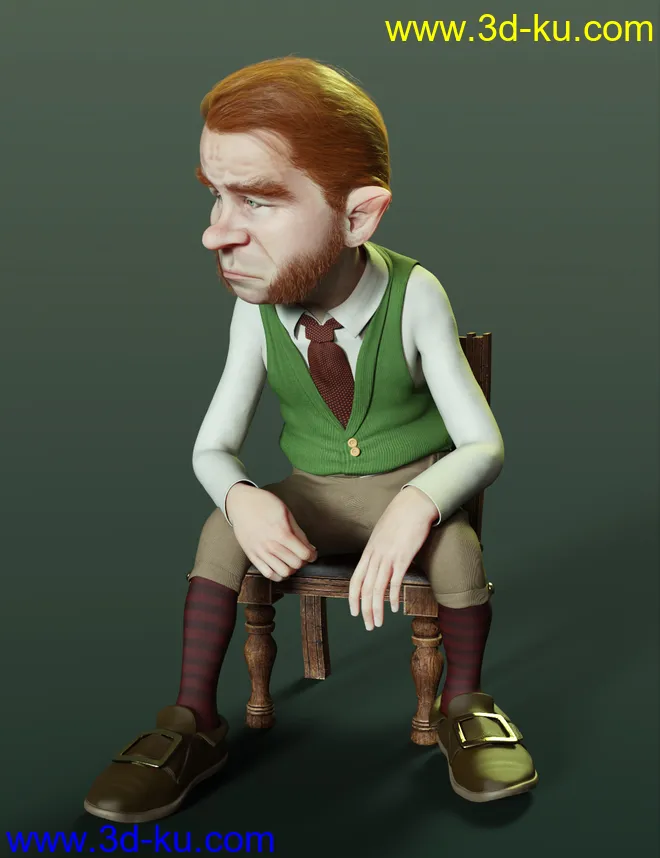 Leprechaun for Genesis 8.1 Male模型的图片3