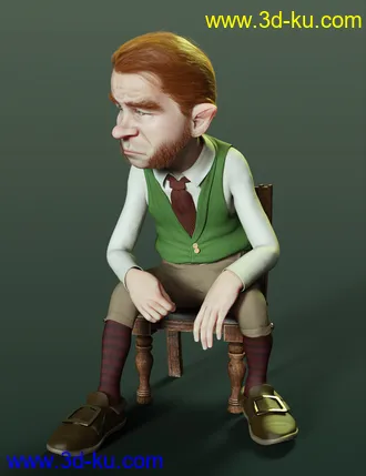 3D打印模型Leprechaun for Genesis 8.1 Male的图片