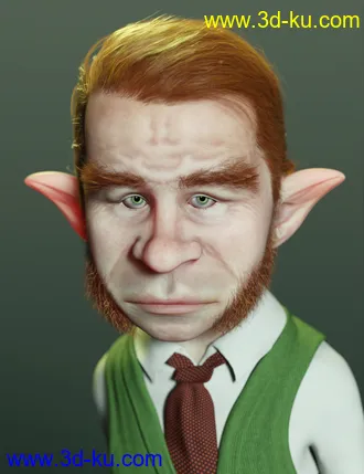 3D打印模型Leprechaun for Genesis 8.1 Male的图片
