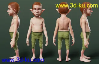 3D打印模型Leprechaun for Genesis 8.1 Male的图片