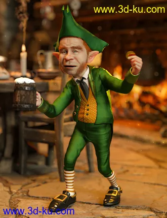 3D打印模型Leprechaun for Genesis 8.1 Male的图片