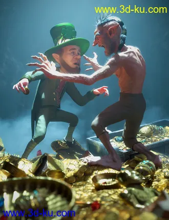 3D打印模型Leprechaun for Genesis 8.1 Male的图片