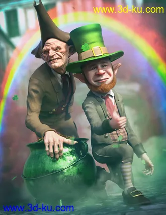3D打印模型Leprechaun for Genesis 8.1 Male的图片