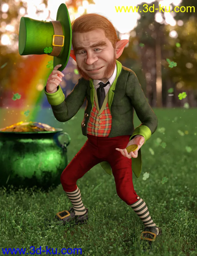 Leprechaun for Genesis 8.1 Male模型的图片14