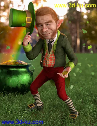 3D打印模型Leprechaun for Genesis 8.1 Male的图片