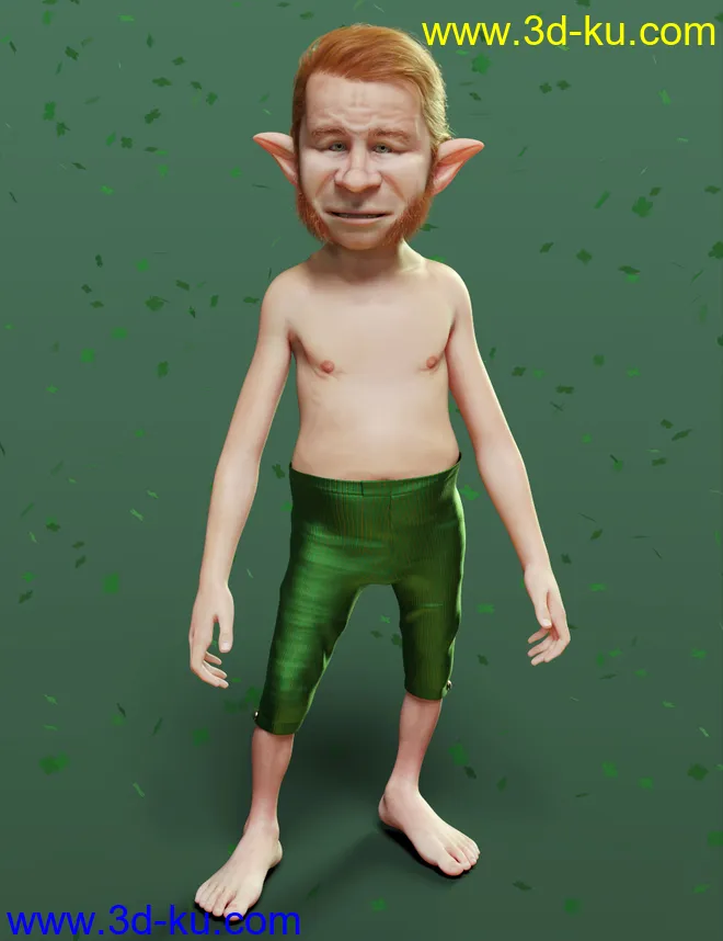 Leprechaun for Genesis 8.1 Male模型的图片15
