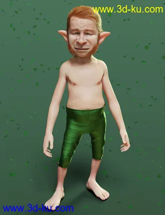 3D打印模型Leprechaun for Genesis 8.1 Male的图片