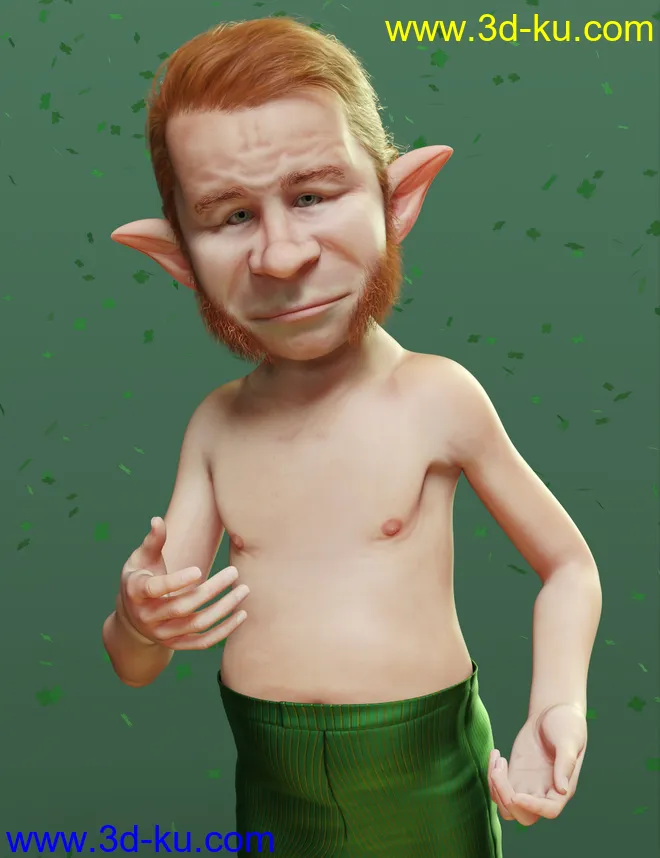 Leprechaun for Genesis 8.1 Male模型的图片17