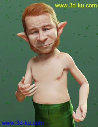 3D打印模型Leprechaun for Genesis 8.1 Male的图片
