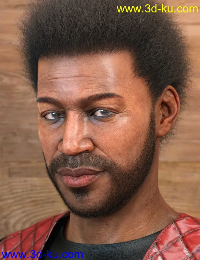 LI Amenadiel Hair for Genesis 8 Male(s)模型的图片4