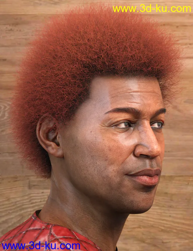 LI Amenadiel Hair for Genesis 8 Male(s)模型的图片6