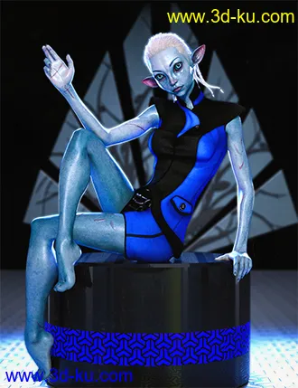 3D打印模型LIE Body Scars 2 for Genesis 3 and 8 Females的图片