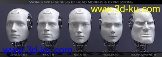 3D打印模型LIFE Android 2.0 for Genesis 8.1 Male的图片