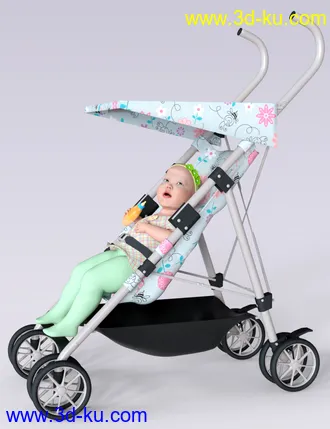 3D打印模型Little Angels Props and Poses for Genesis 8的图片