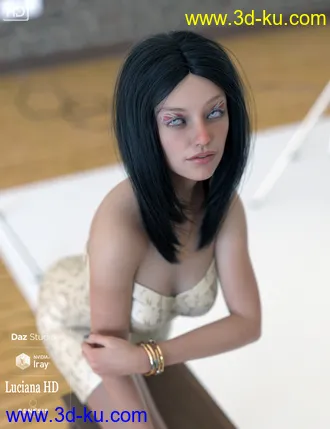 3D打印模型Luciana HD For Genesis 8 Female的图片