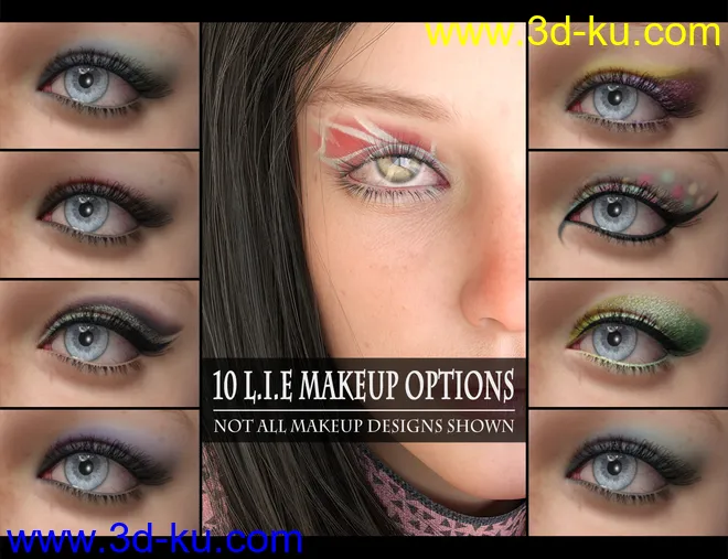 Luciana HD For Genesis 8 Female模型的图片9