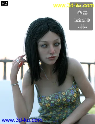 3D打印模型Luciana HD For Genesis 8 Female的图片