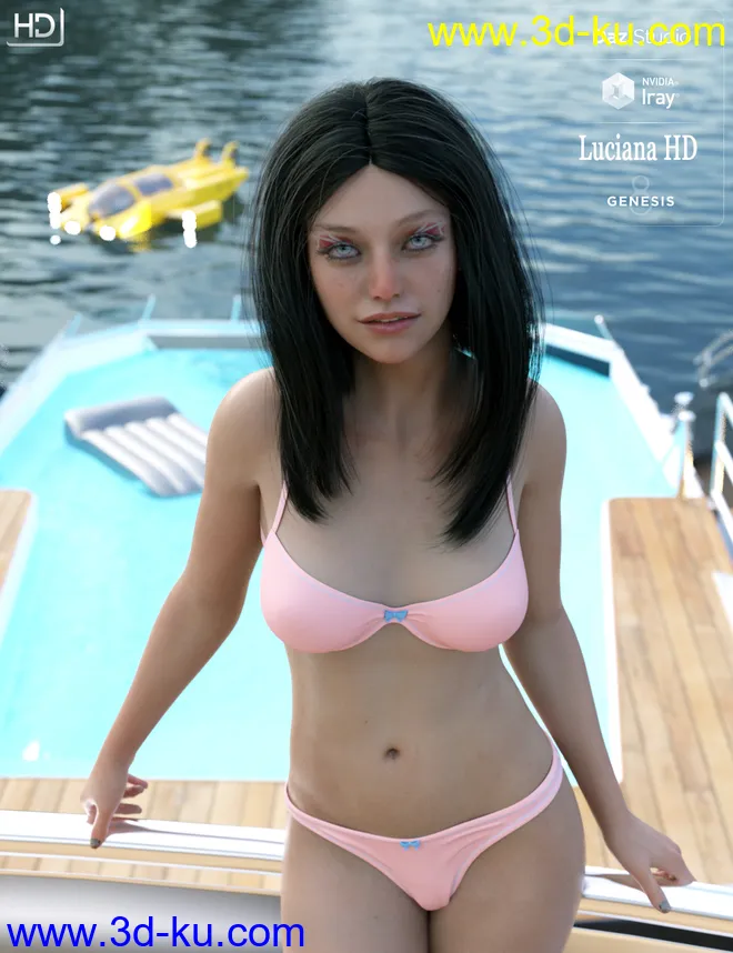 Luciana HD For Genesis 8 Female模型的图片14