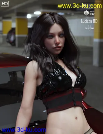 3D打印模型Luciana HD For Genesis 8 Female的图片