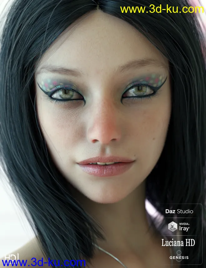 Luciana HD For Genesis 8 Female模型的图片19