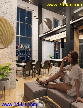 3D打印模型M8 Luxury Loft in Manhattan的图片