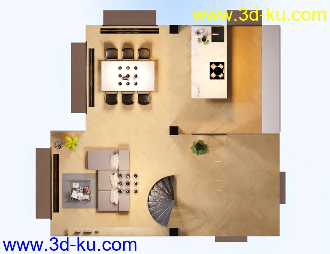 M8 Luxury Loft in Manhattan模型的图片2