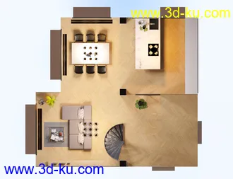 3D打印模型M8 Luxury Loft in Manhattan的图片