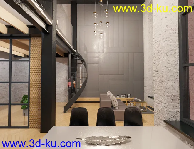 M8 Luxury Loft in Manhattan模型的图片13
