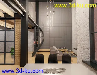 3D打印模型M8 Luxury Loft in Manhattan的图片