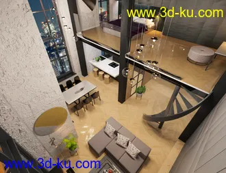 3D打印模型M8 Luxury Loft in Manhattan的图片