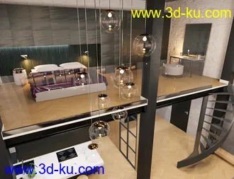 3D打印模型M8 Luxury Loft in Manhattan的图片