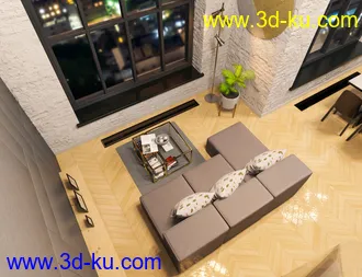 3D打印模型M8 Luxury Loft in Manhattan的图片