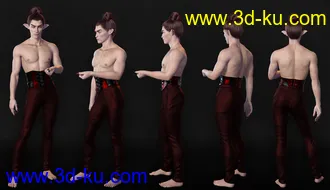 3D打印模型MA Phantom for Torment and Genesis 8.1 Male的图片
