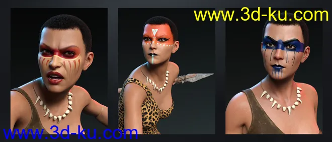 Makeup Festival For Genesis 8 and 8.1模型的图片7