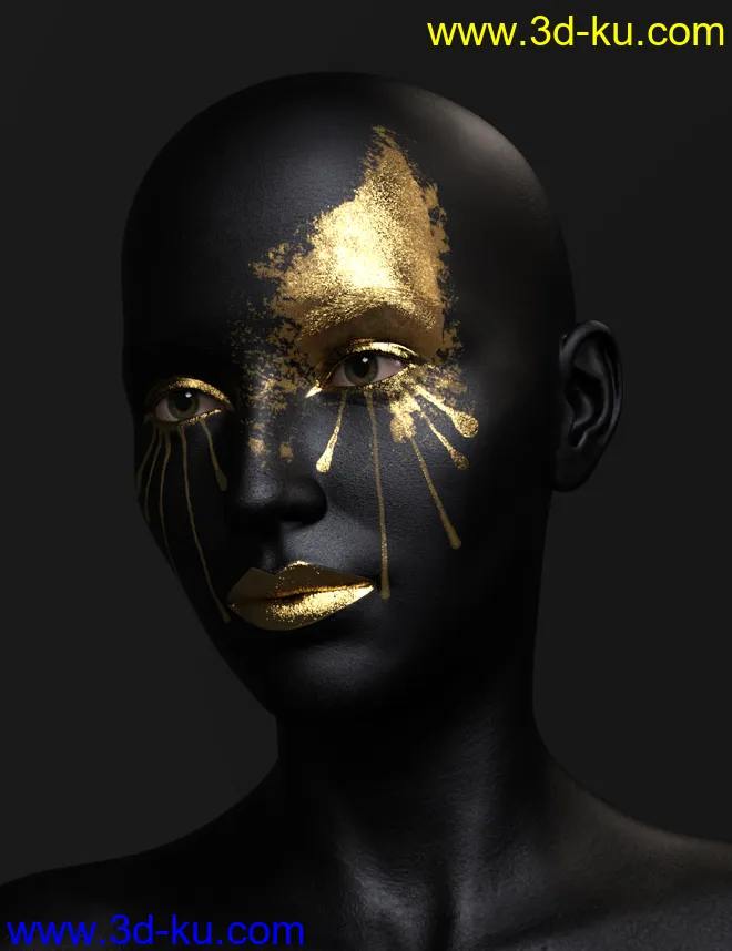 Makeup Festival For Genesis 8 and 8.1模型的图片9