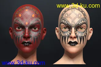 3D打印模型Makeup Festival For Genesis 8 and 8.1的图片