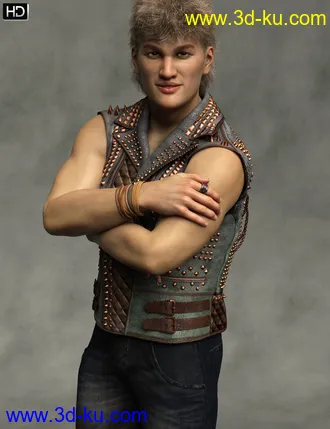 3D打印模型Markos HD for Genesis 8 Male的图片