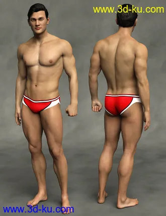 3D打印模型Markos HD for Genesis 8 Male的图片