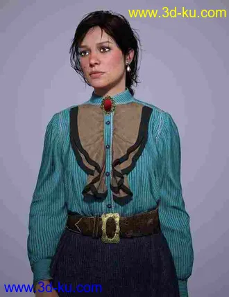 3D打印模型Mary Linton Red Dead Redemption 2的图片